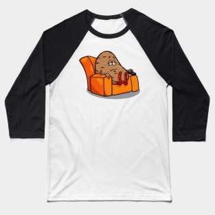 Couch Potato Baseball T-Shirt